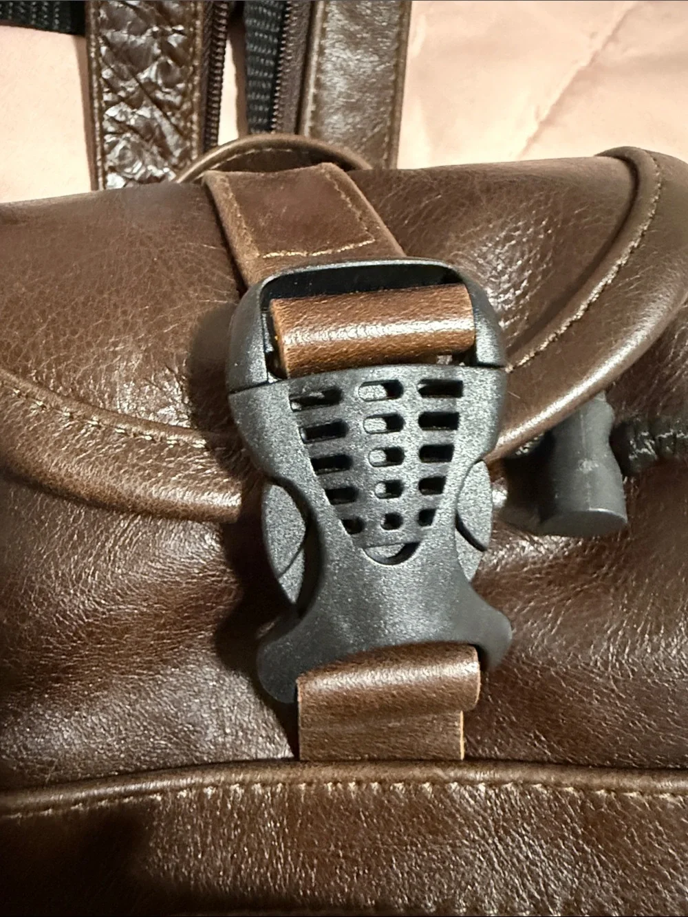 Men's Leather Backpack